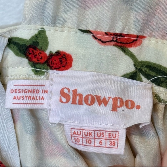 Showpo. | Lover's Day Floral Flutter Sleeveless Ruffled Skirt V-Neck Sundress - Picture 15 of 16